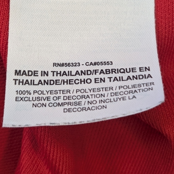 Hockey Canada Golf Polo Shirt Mens Medium Nike Dri-Fit 100th Anniversary Red - Picture 5 of 6